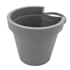 Vaso da fiori per tubo dell'acqua piovana - grigio - vaso Anteprima dell’immagine prodotto 1