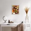 Gerahmtes Poster - Rahmen in heller Eiche - Küche Essen Produktbild-Vorschau 6
