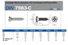 IHC DIN 7983 Senkkopf-Blechschrauben mit Linsenkopf und Produktbild-Vorschau 2