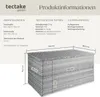 tectake® Aluminium Auflagenbox Oslo 145 x 82,5 x 79,5 cm Produktbild-Vorschau 5