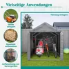 GIHAUVIA Geräteschuppen Fahrradgarage Wetterfest Mit UV Produktbild-Vorschau 3