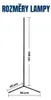 BOT Nordic chytrá rohová stojací LED lampa N2 140 cm WiFi Náhled obrázku produktu 7