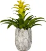 Vaso da fiori Clayre & Eef Ø 15x21 cm Piume di pietra Anteprima dell’immagine prodotto 2