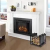 Kaminer 24628 Holzkorb 50,5 x 37 x 50 cm, schwarz Produktbild-Vorschau 14