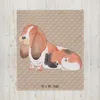 Mr. & Mrs. Panda Tagesdecke Hund Basset Hound - Hundeglück Produktbild-Vorschau 2