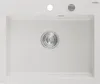 Mexen Elix Granitspüle 1-becken 600 x 500 mm, weiß, Siphon Produktbild-Vorschau 1