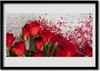 Bild 70x50 MDF-Rahmen Wandkunst Rosen Blumen Pflanzen Produktbild-Vorschau 1