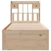 vidaXL Bücherregalbett ohne Matratze 75x190 cm Massivholz Produktbild-Vorschau 4