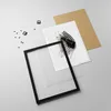 Gerahmtes Poster - Schwarzer Rahmen - Abstraktion dunkel Produktbild-Vorschau 4