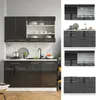 Singleküche Vicco Fame-Line Anthrazit Hochglanz/Weiß 140 cm Produktbild-Vorschau 7