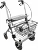 Rollator PlusStandardrollator mit Gitter, Farbe silber Produktbild-Vorschau 4