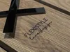 FLEXISTYLE Wanduhr XXL groß Solid Oak wanduhr Eiche Produktbild-Vorschau 5