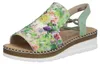 Rieker Damen Sandale Hochfront mit Blumenmuster leichter Produktbild-Vorschau 7