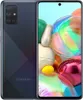 A Samsung Galaxy A71 smartphone is shown from the front and back. Podgląd zdjęcia produktu