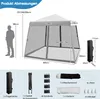 COSTWAY 3x3m gazebo pop up con zanzariera e sacchi di Anteprima dell’immagine prodotto 7