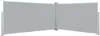 vidaXL Marquise latérale extensible 160x600 cm Gris Voir les images du produit 8