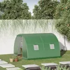 Outsunny Foliengewächshaus begehbares Polytunnel 3 x 3 m Produktbild-Vorschau 2