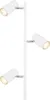 A white floor lamp with three adjustable spotlights. Anteprima dell’immagine prodotto