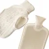 Wärmeflasche mit kuscheligem, beigefarbenem Strickbezug Produktbild-Vorschau 5