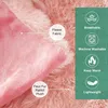 Plyšová deka na pohovku, králičí plyšová nadýchaná deka, Náhled obrázku produktu 6