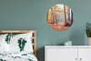 MuchoWow® Rundes Wandbild - Runde Bilder Wald - Herbst - Produktbild-Vorschau 4