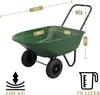 HAGO24 Gartenkarre Grün Schubkarre Kippkarre 78L PP Wanne Produktbild-Vorschau 4