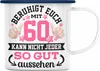 Trendation - 60. Geburtstag Frauen Emaille Tasse Geschenk Produktbild-Vorschau 1