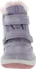A close-up front view of a child's purple winter boot. Produktbild-Vorschau