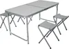 5 teiliges Alu Campingmöbel Set Outdoor Camping Tisch Produktbild-Vorschau 1
