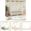 The Living Store Kinderbett 80x160 cm Massivholz Kiefer Produktbild-Vorschau 1