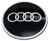 Original Audi Radzierkappe Nabenkappe Nabendeckel Felgedeckel SCHWARZ GLÄNZEND – Produktansicht Produktbild-Vorschau