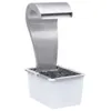Cascata da giardino argento 52,4x34,2x82 cm in acciaio inox Anteprima dell’immagine prodotto 2