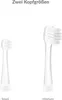 Two toothbrush heads of different sizes are shown against a white background. Produktbild-Vorschau