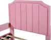 Fortuna Lai Polsterbett 90x200cm, Kinderbett aus Flanell, Produktbild-Vorschau 7