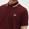 Fred Perry Polo Bordeaux einfarbig Produktbild-Vorschau 6