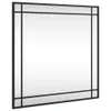 vidaXL Lustro ścienne czarne 60x60 cm kwadratowe żelazne Podgląd zdjęcia produktu 1