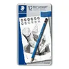 STAEDTLER Mars Lumograph 100 - Multi - Blau - 12 Stück(e) Produktbild-Vorschau 1