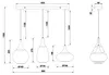 Trio Leuchten LED Pendelleuchte Lumina 3xE14, schwarz, Produktbild-Vorschau 7