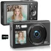 ZELURXX 5K digitálny fotoaparát, 80MP, 18x zoom, duálny Náhľad obrázku produktu 1