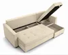 AX LIVING Ecksofa ELIF Creme mit Schlaffunktion L-Form, Produktbild-Vorschau 3
