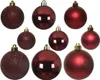 Adornos navideños de plástico, surtido de colores, 4-6 cm, Vista previa de la imagen del producto 1