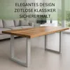 Tischbeine Metall 90x72cm Grau – DIY Tischgestell 1er Set Produktbild-Vorschau 6