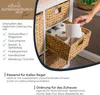 Flechtkorb HMF 37243-S4 4er Set für Kallax 30x34x15 cm Produktbild-Vorschau