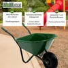 Kinderschubkarre uni dunkelgrün 40 kg 20L Kunststoffwanne Produktbild-Vorschau 7
