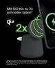 Belkin BOOST Charge PRO 15W mag. Lad.Qi2 2in1 dklgrau Náhľad obrázku produktu 3