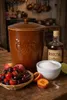 KERAZO 10 Liter Rumtopf mit Deckel und Früchtedekor - Produktbild-Vorschau 3