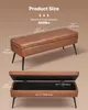 A product size chart for a storage bench, showing dimensions and load capacity. Náhľad obrázku produktu