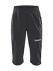 CRAFT Progress 3/4 Pants JR Black/White 134/140 Produktbild-Vorschau 1