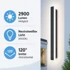 MasterLED LED Außenwandleuchte IP65 150cm Schwarz, Moderne Produktbild-Vorschau 3