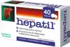 A box of Hepatil dietary supplement tablets. Produktbild-Vorschau